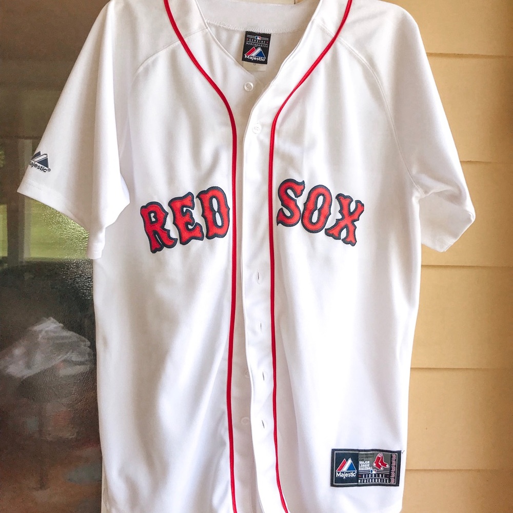 Numberless Youth XL Red Sox Jersey